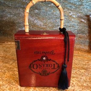 Antique cigar box purse